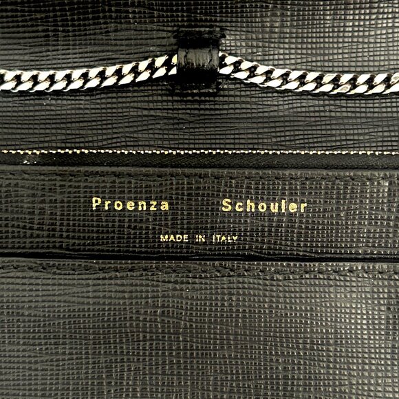 ON SALE! Proenza Shouler Saffiano Leather WOC/ Crossbody/ Clutch Bag - Picture 4 of 12